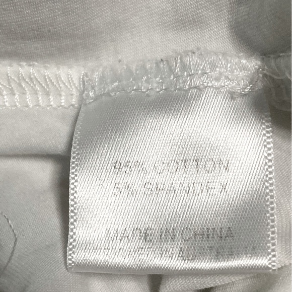 Society Addict Yana White Cropped T-Shirt - Sz L - Picture 5 of 6